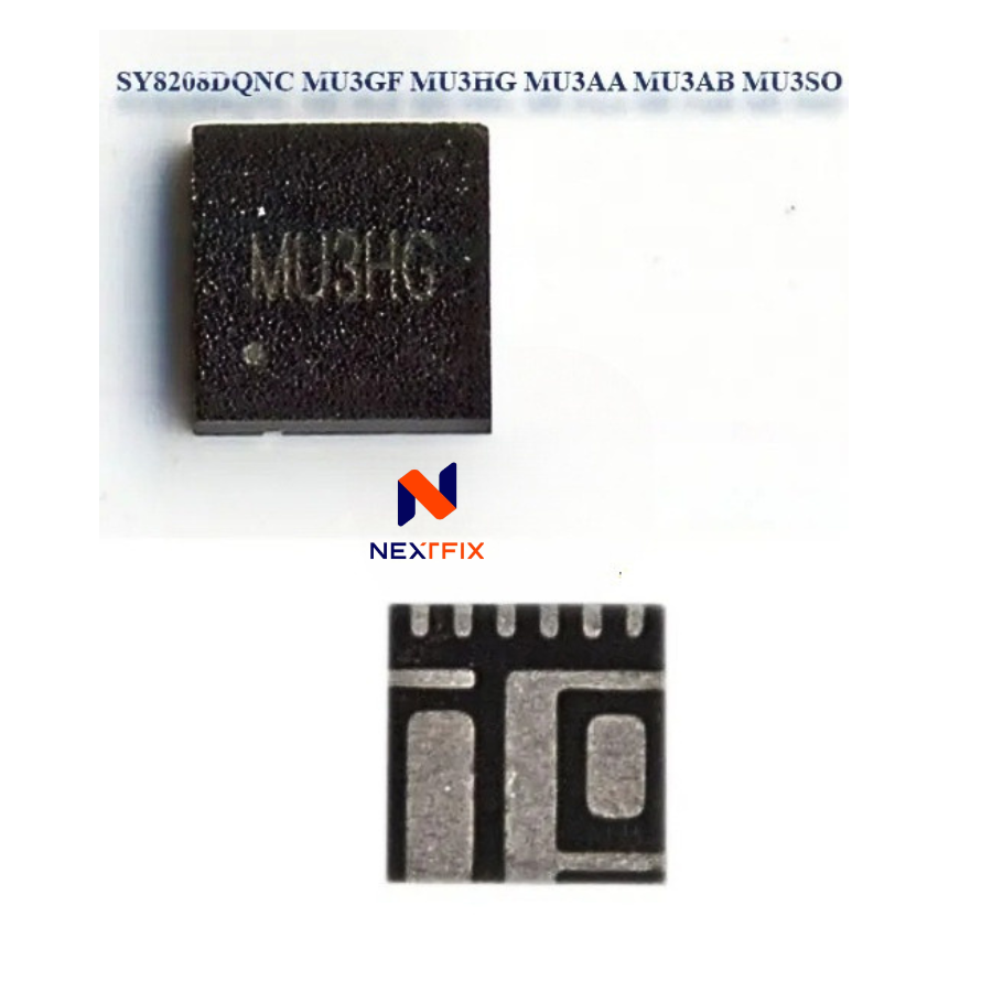SILERCY SY8208DQNC MU3XX QFN6 System Power IC Chipset