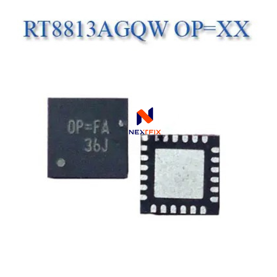 RT8813AGQW RT8813A (OP=XX) QFN24 Laptop PWM Power IC Chip