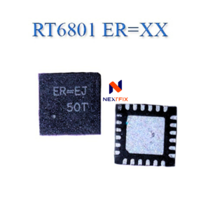RT6801GQW RT6801 (ER=XX) QFN24 Laptop PWM Power IC Chip
