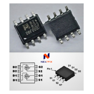 EMC EMB24B03G B24B03 SOP-8 Dual P-Chanel MOSFET