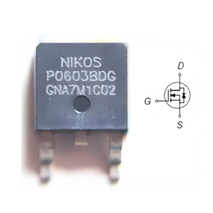 NIKOS P0603BDG 0603 N-Chanel 3 Leg MOSFET IC Chip
